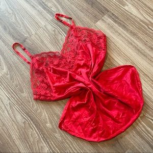 Vintage Red Slip Size 1X